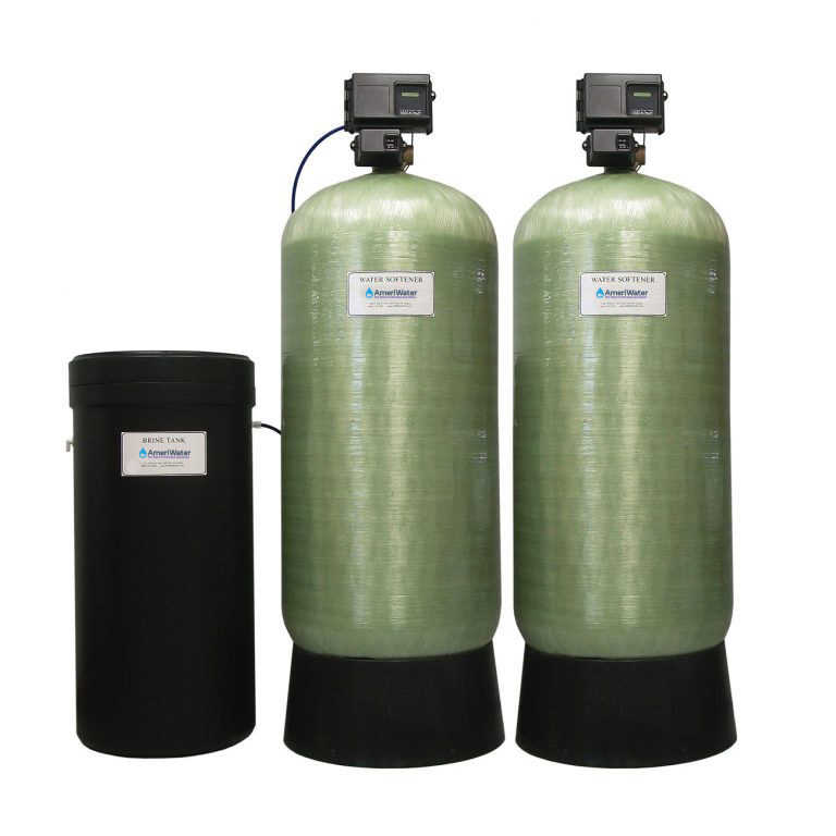 Dual Alternating Commercial Water Softeners – 26 up to 72 GPM