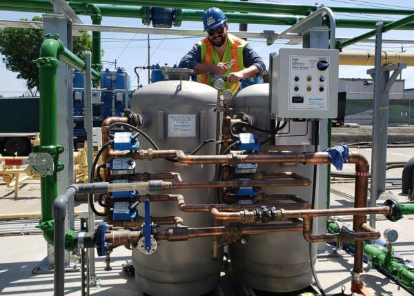 Cooling Tower Filter Installation