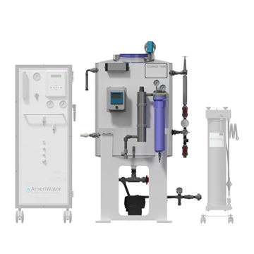 Laboratory – Storage Tank with UV Disinfector